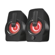 TRUST GEMI RGB USB 2.0 SZTEREÓ HANGSZÓRÓ 12W FEKETE