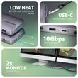 AXAGON HMC-12GM2 USB-C 3.2 GEN 2 SUPERSPEED 12in1 USB HUB NVMe/SATA M.2-GIGABIT LAN-PD 3.0 100W