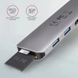 AXAGON HMC-5 USB-C 3.2 GEN 1 SUPERSPEED 5in1 USB HUB PD 3.0 100W