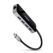 AXAGON HMC-6GL USB-C 3.2 GEN 1 SUPERSPEED 6in1 USB HUB GIGABIT LAN-PD 3.0 100W