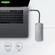 AXAGON HMC-6M2 USB-C 3.2 GEN 1 SUPERSPEED 6in1 USB HUB SATA M.2-GIGABIT LAN-PD 3.0 100W