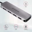 AXAGON HMC-HCR3A USB-C 3.2 GEN 1 SUPERSPEED 5in1 USB HUB