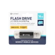 PLATINET PMFA16B AX-DEPO PENDRIVE MICROUSB/USB 2.0 16GB FEKETE