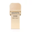 ADATA AI920 I-MEMORY USB 3.1/APPLE LIGHTNING PENDRIVE 64GB ARANY