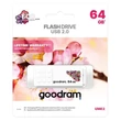 GOODRAM UME2 USB 2.0 PENDRIVE 64GB SPRING FEHÉR