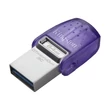 KINGSTON DATATRAVELER MICRODUO 3C USB 3.2/USB-C FÉMHÁZAS PENDRIVE 64GB (200 MB/s OLVASÁSI SEBESSÉG)