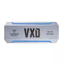 PATRIOT VXD RGB USB-C 3.2 GEN 2 M.2 KÜLSŐ SSD HÁZ EZÜST