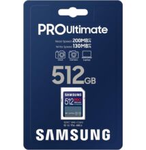 SAMSUNG PRO ULTIMATE (2023) SDXC 512GB CLASS 10 UHS-I U3 V30 200/130 MB/s