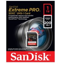 SANDISK EXTREME PRO SDXC 1TB CLASS 10 UHS-I U3 V30 200/140 MB/s
