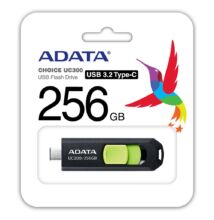 ADATA UC300 USB-C 3.2 GEN 1 PENDRIVE 256GB FEKETE-ZÖLD