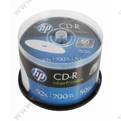 HP CD-R 52X FULL NYOMTATHATÓ CAKE (50)