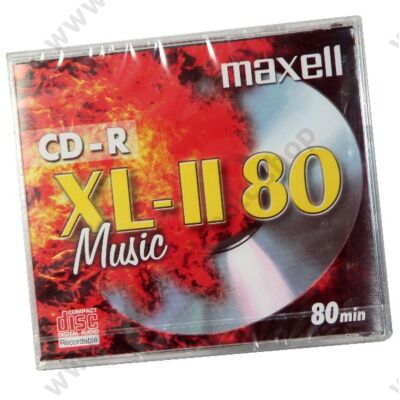 MAXELL CD-R 52X AUDIO NORMÁL TOKBAN