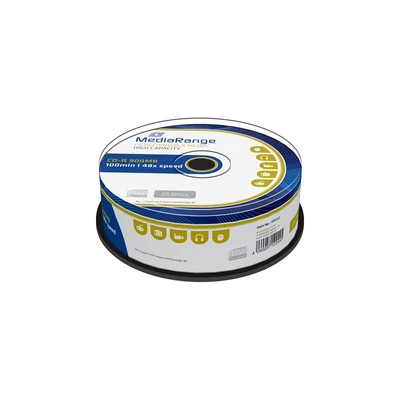 MEDIARANGE CD-R 48X 900MB 100MIN CAKE (25) MR222