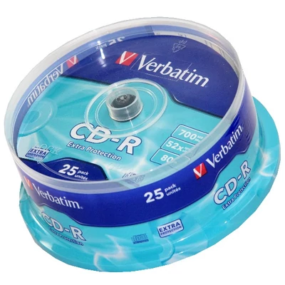 VERBATIM CD-R 52X CAKE (25)