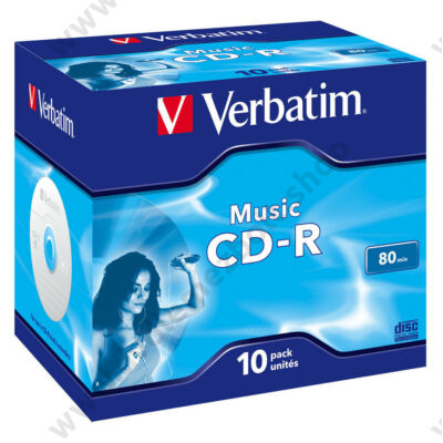 VERBATIM CD-R 52X AUDIO NORMÁL TOKBAN (10)