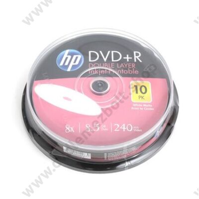 HP DVD+R 8X DL FULL NYOMTATHATÓ CAKE (10)