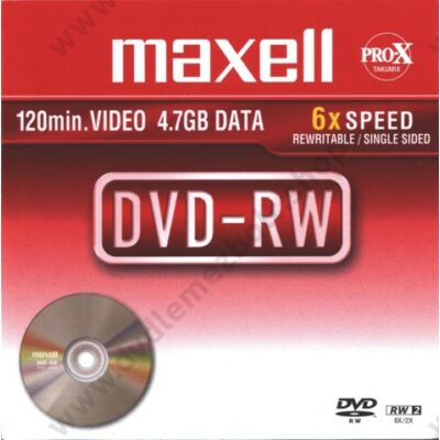 MAXELL DVD-RW 6X NORMÁL TOKBAN