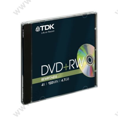 TDK DVD+RW 4X NORMÁL TOKBAN