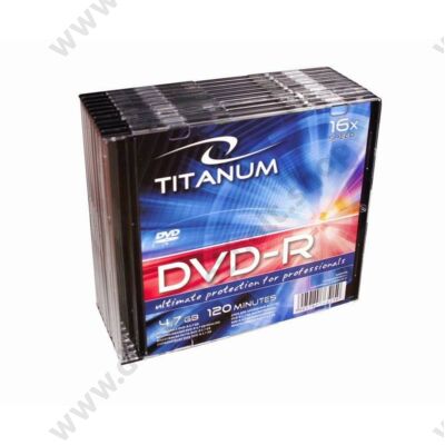 TITANUM DVD-R 16X SLIM TOKBAN (10)