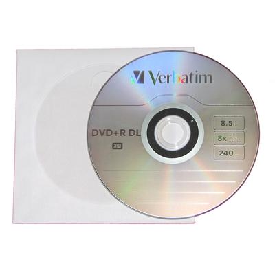 VERBATIM DVD+R 8X DL PAPÍRTOKBAN (10)