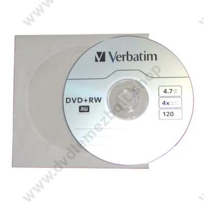 VERBATIM DVD+RW 4X PAPÍRTOKBAN (10)