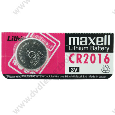 MAXELL CR2016 3V LÍTHIUM GOMBELEM