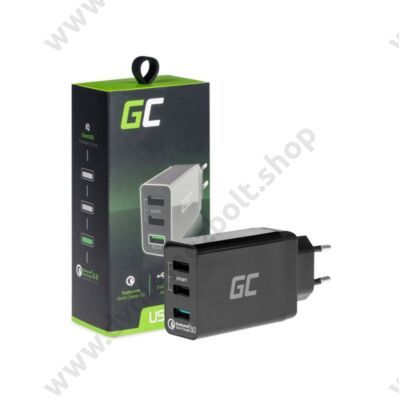 GREEN CELL CHAR03 USB TÖLTŐ 3xUSB PORT QUICK CHARGE 3.0