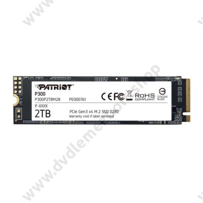 PATRIOT P300 M.2 2280 PCIe NVMe SSD MEGHAJTÓ 2100/1650 MB/s 2TB