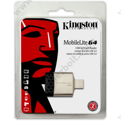KINGSTON USB 3.0 MOBILELITE G4 MEMÓRIAKÁRTYA OLVASÓ