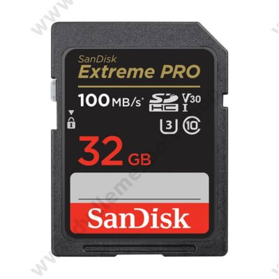 SANDISK EXTREME PRO SDHC 32GB CLASS 10 UHS-I U3 V30 100/90 MB/s