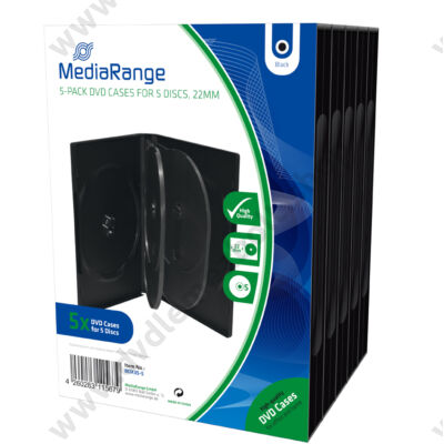 MEDIARANGE DVD TOK 5 DB-OS 22mm 5 DB-OS CSOMAG BOX35-5