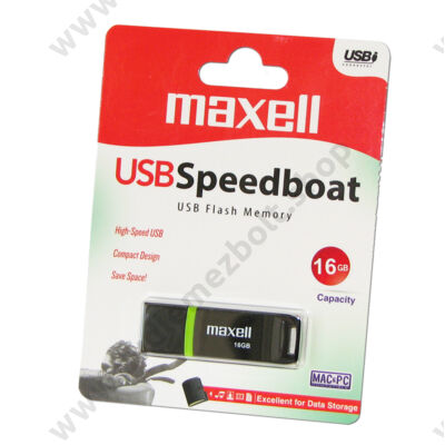 MAXELL USB 2.0 PENDRIVE SPEEDBOAT 16GB