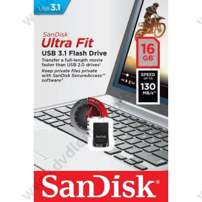 SANDISK USB 3.1 ULTRA FIT PENDRIVE 16GB