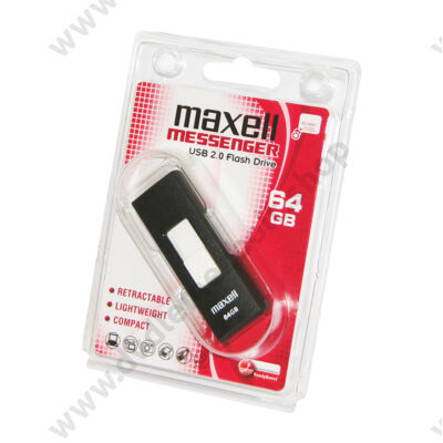 MAXELL USB 2.0 PENDRIVE MESSENGER 64GB