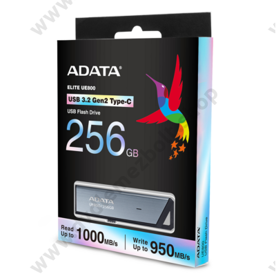 ADATA UE800 ELITE USB-C 3.2 GEN 2 FÉMHÁZAS PENDRIVE 256GB (1000/950 MB/s)