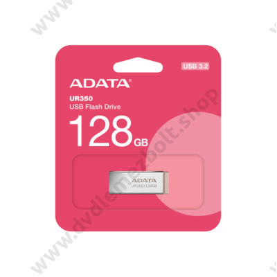 ADATA UR350 USB 3.2 GEN 1 FÉMHÁZAS PENDRIVE 128GB BARNA
