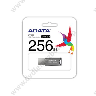 ADATA UV350 USB 3.1 PENDRIVE 256GB EZÜST