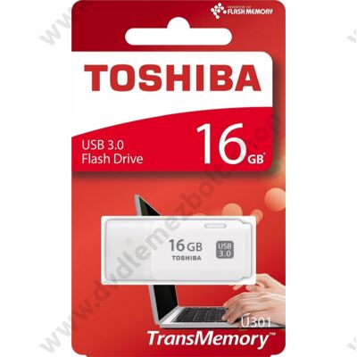 TOSHIBA U301 USB 3.0 PENDRIVE 16GB FEHÉR