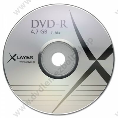 XLAYER DVD-R 16X PAPÍRTOKBAN (10)