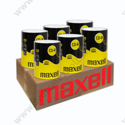 MAXELL CD-R 52X 6 X SHRINK (100) XXL CD CSOMAG